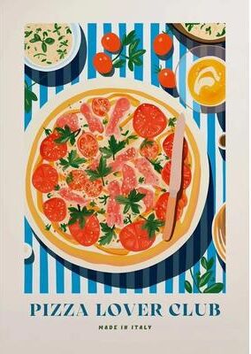 Uplifted Finds Aperitivo Series Canvas Art   Italian Cocktail & Food Prints   Executive Kitchen & Social Sanctuary Decor ct837 30 X 40 Cm Unframed