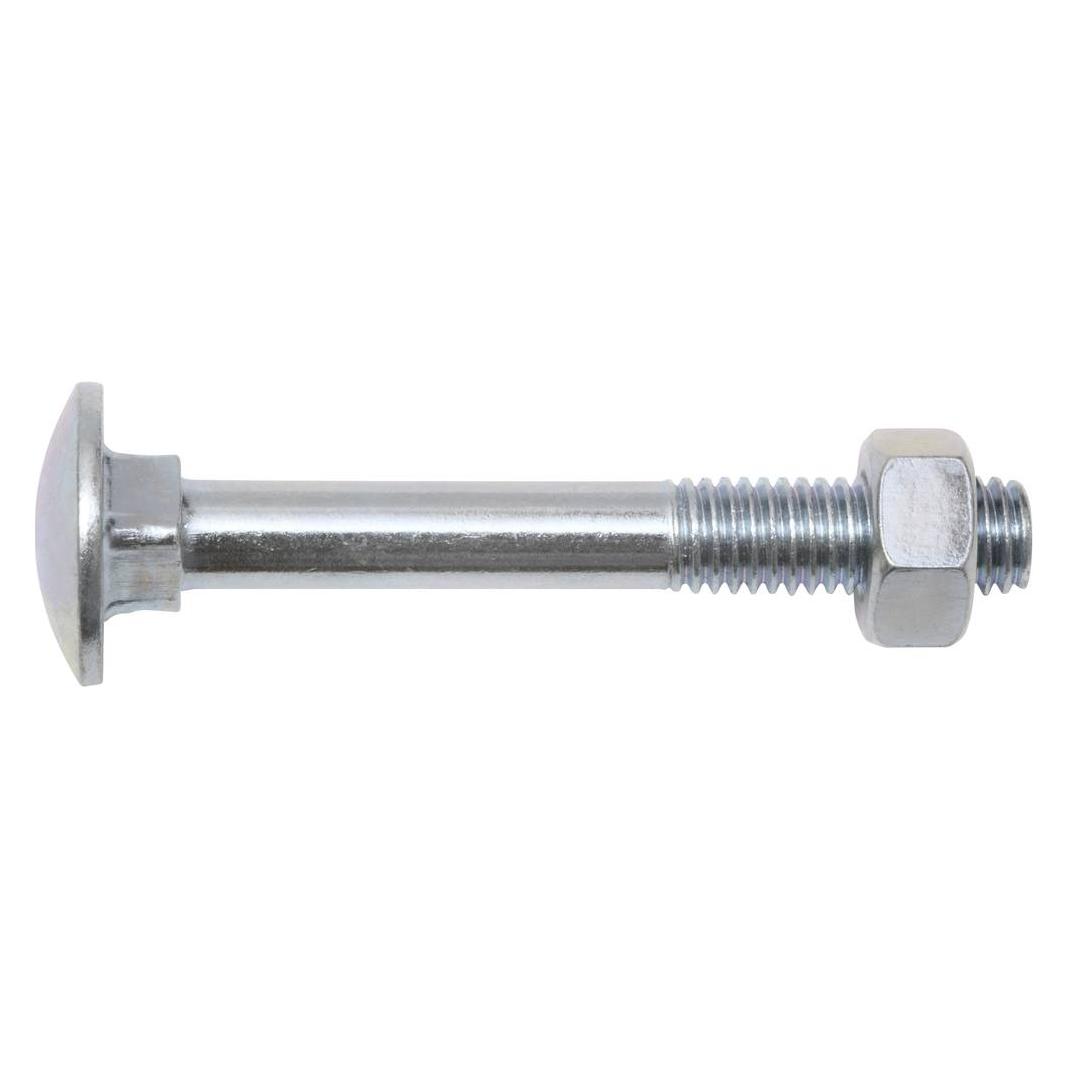 SWG Schlossschraube Flachrundkopf verzinkt 6 x 50, 50 St (50 Schrauben pro Stück) (223 6 50 67)