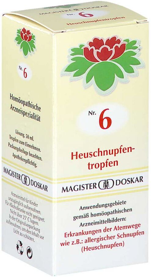 Magister Doskar Nummer 6 Heuschnupfentropfen 50ml