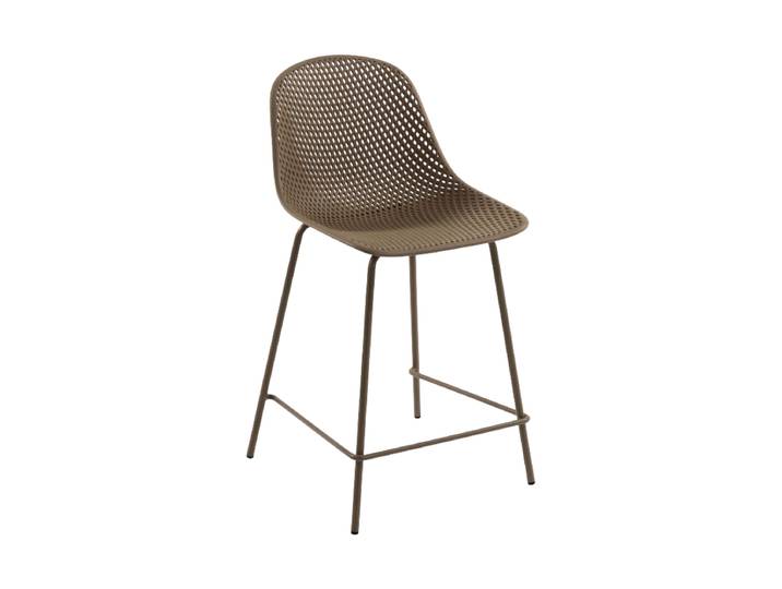 In- & Outdoor Barhocker „Quinby“ Beige dunkel Kave Home