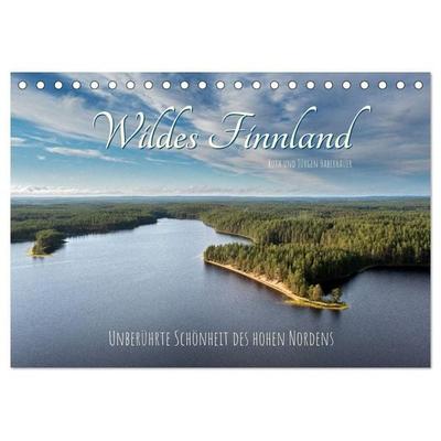 Wildes Finnland (Tischkalender 2027 DIN A5 quer), CALVENDO Monatskalender