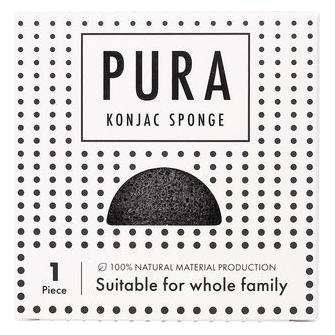 Sister Young Pura Konjac Sponge Black Facial Cleansing Sponge (7 ml) (61232695)