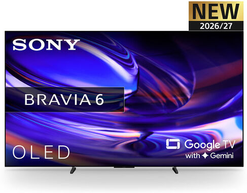 Sony 77'' Bravia 6 TV OLED, 4K Smart TV (Google TV Gemini), 48'', 120 Hz con Dolby Vision/Atmos, 4 Porte HDMI 2.1