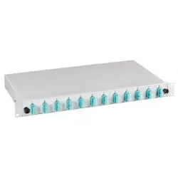 EFB BA71203TS.12OM4 Spleißbox sw SC 50/125μ OM4 ausziehbar 12 Pigtails abgesetzt/6 Kuppl. BA71203TS12OM4