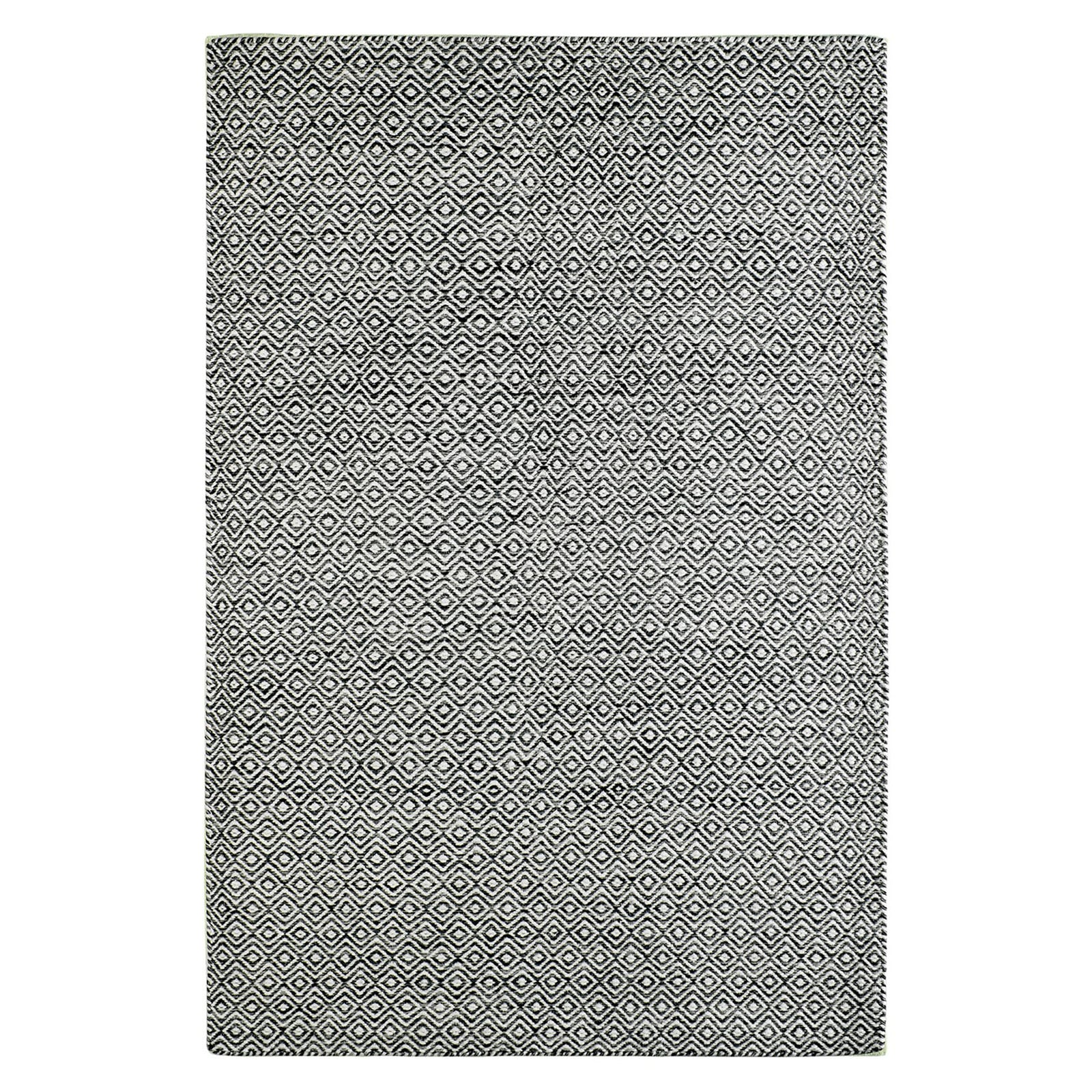 home24 Laagpolig vloerkleed Bombay 344 grijs, 140 x 200 cm, wol