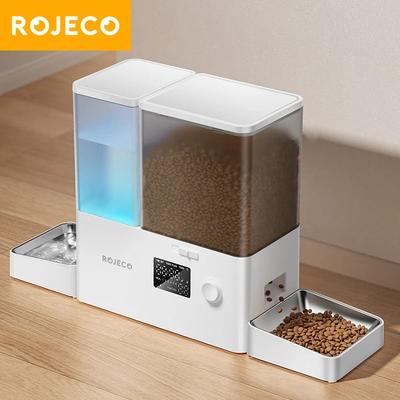 Uplifted Finds Automatic Pet Feeder And Water Fountain 8.5L Button Version For Cats And Dogs Automatic Pet Feeder And Water Fountain 8.5L Button Version For Cats And Dogs