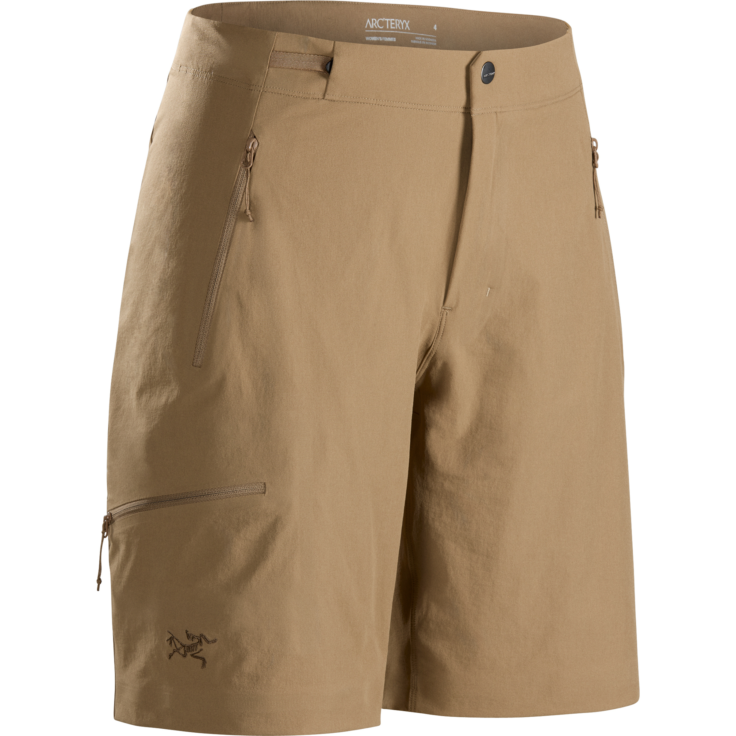 Arc'teryx Gamma 9' Damen Softshellhose braun Größe XXS Camping Wasserabweisend