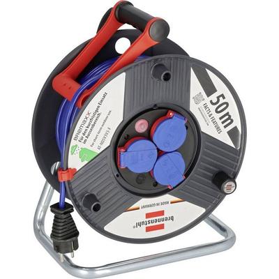 Brennenstuhl 1209830 Kabeltrommel 50 m Blau Schutzkontakt-Stecker