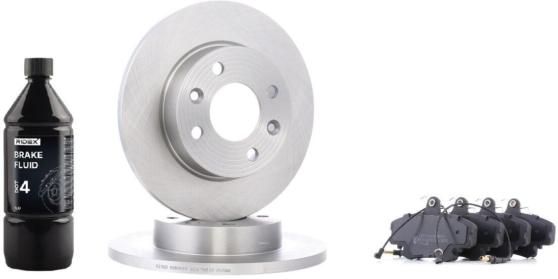 RIDEX 3405B3645 Brake discs and pads set