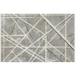 Jette Home Kurzflorteppich  Choice , grau , Viskose,Synthetische Fasern , Maße (cm): B: 140
