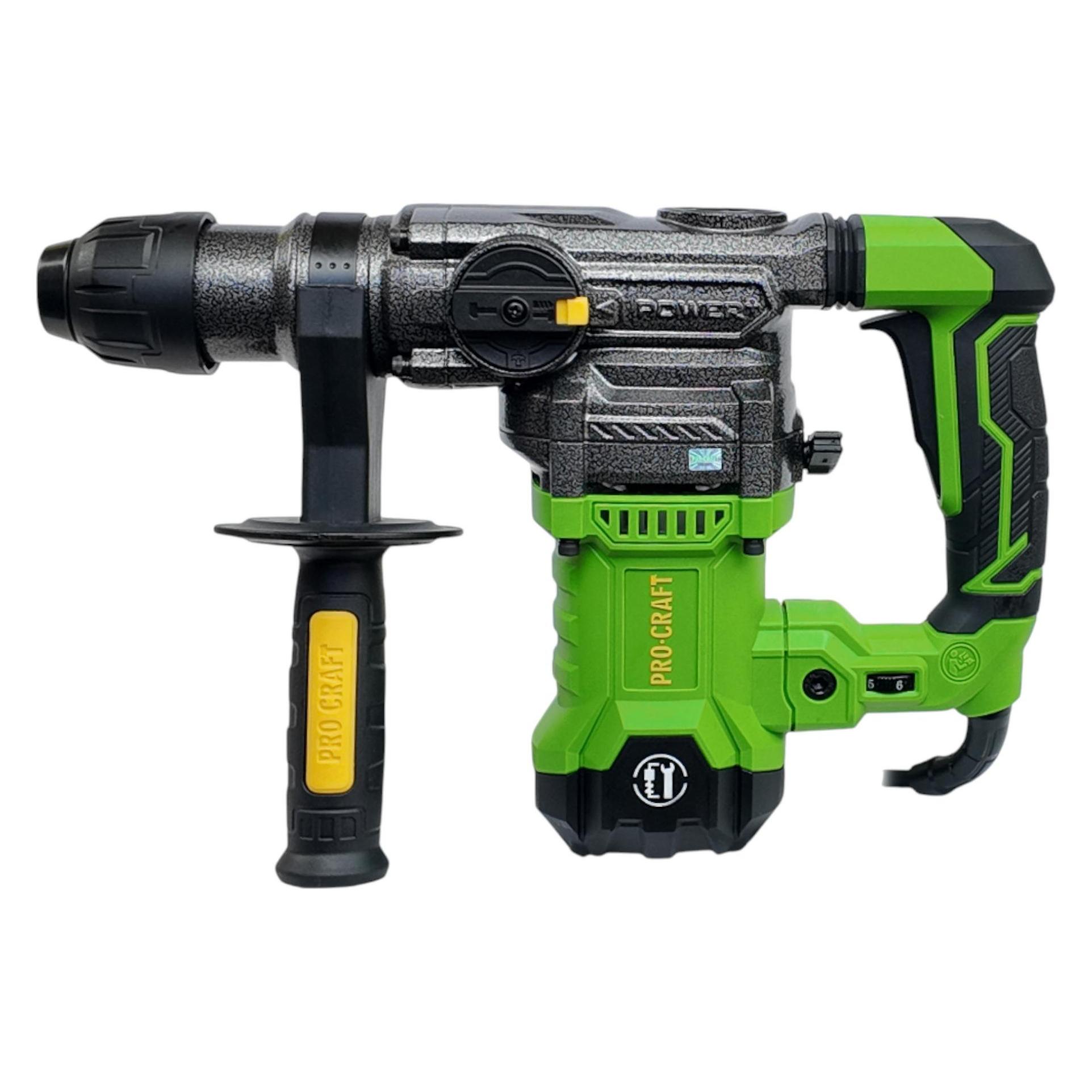 Procraft BH1800 Kombihammer 1500 Watt 5,5 Joule SDS-Plus (Bohrhammer) (BH1800)