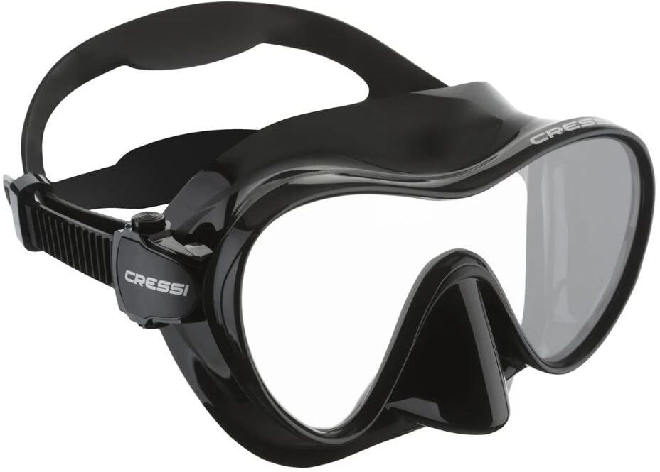 Schwimmbrille CRESSI, schwarz, Sportbrillen, Schwimmbrille schwarz Einheitsgröße