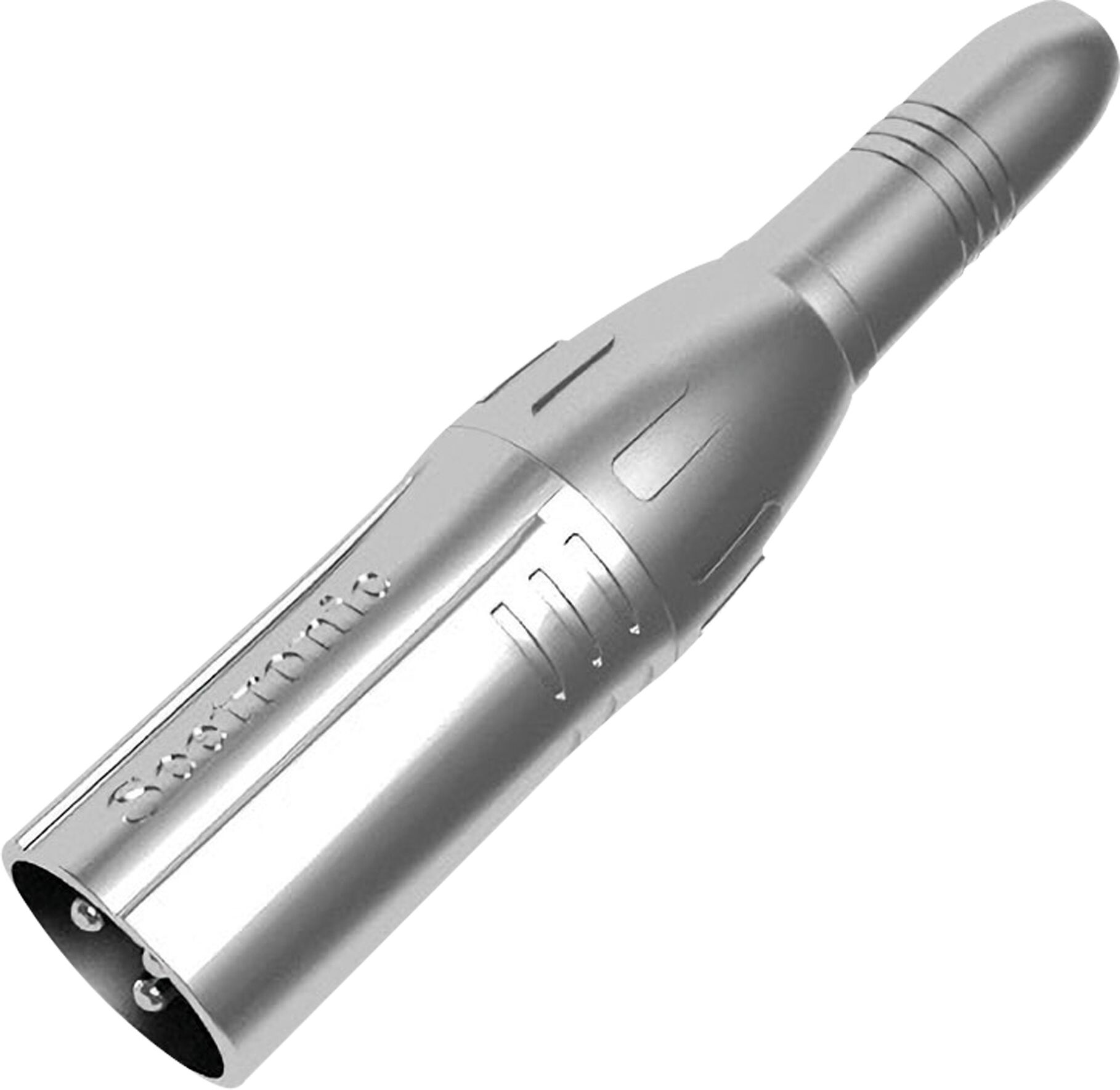 Seetronic Xlr 3p Stecker Auf Stereo-Buchse Goldkontakte – Silbernes Gehäuse