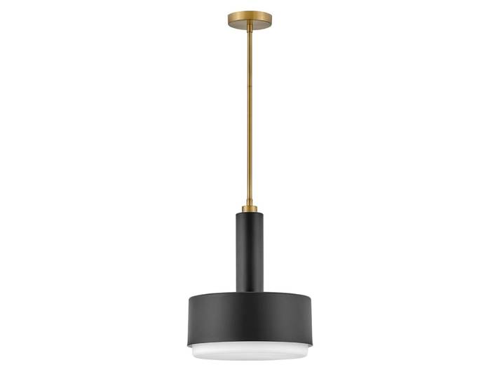 Suspension Medium 2 Lumières Acier, Verre Opalin