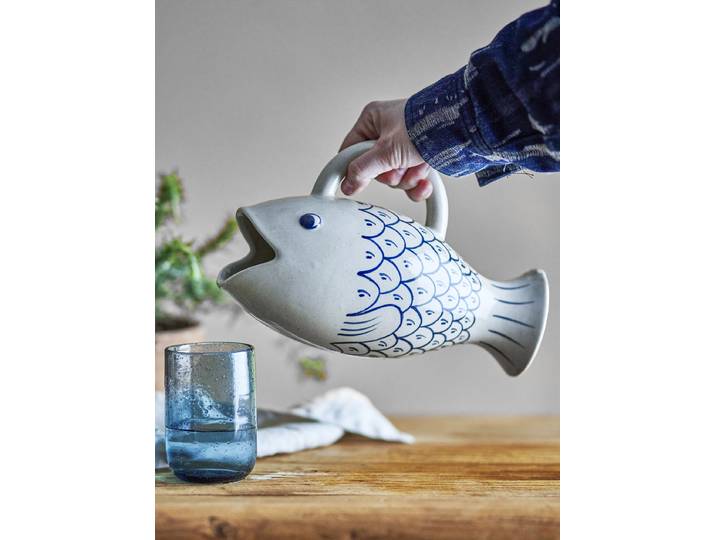 Pichet Eimy Poisson Ø 13cm Bleu