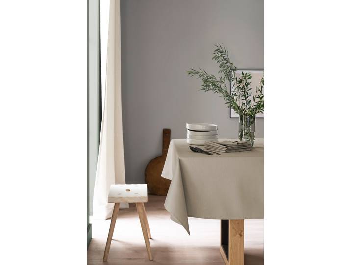 Tischdecke Base , beige (sand), B:140cm L:170cm, Baumwolle, SCHÖNER WOHNEN-KOLLEKTION, Tischdecken, Tischdecke, aus reiner, sanforisierter Baumwolle