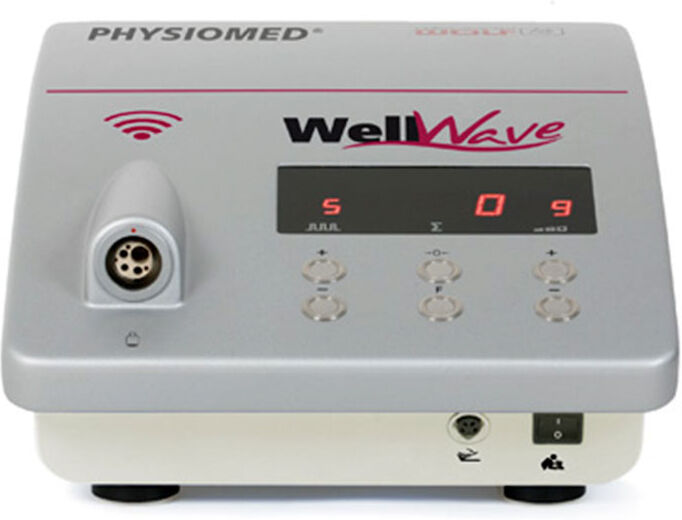 Dispositivo para terapia com ondas de choque focalizadas WellWave baseadas na tecnologia piezoeléctrica