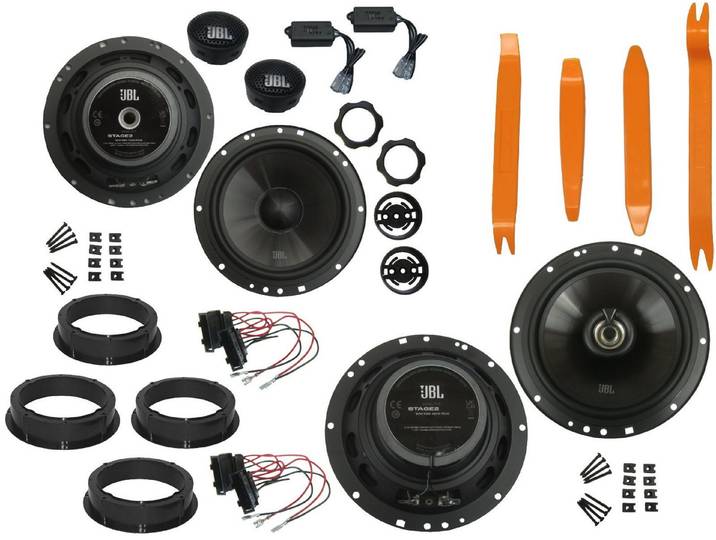 DSX JBL Lautsprecher für VW Jetta 4 Bj 11 –16 Tür Vorne hinten Ausbaubügel Auto-Lautsprecher (150 W)