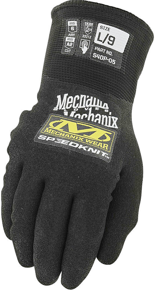 Arbeitshandschuhe SpeedKnit Thermal S4DP05, 1 Paar, schwarz, Größe M, ab 2 Paar Mechanix Wear