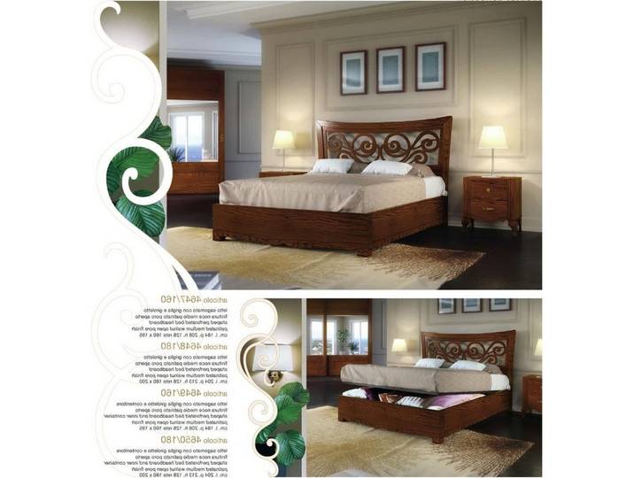 Xlmoebel Holzbett Luxus Doppelbettgestell aus Holz mit elegantem Design (Bett), Hergestellt in Italien