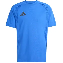 Adidas, Herren, Sportshirt, Tiro Reise-Herren-T-Shirt blau (L), Blau