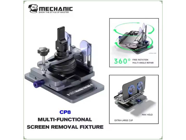 MECHANIC CP8 – séparation d'écran multifonctionnelle, fixation rotative, suspension latérale pour la réparation de téléphones portables, outil de retrait d'écran