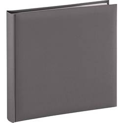 hama 00002782 Jumbo-Album Fine Art, 30x30 cm, 80 weiße Seiten, Grau