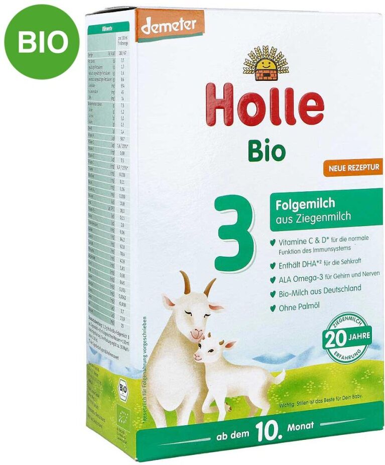 Holle Bio Folgemilch 3 auf Ziegenmilchbasis Pulver 400g