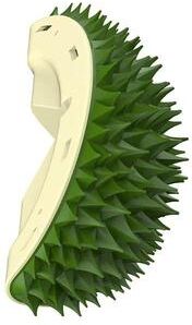 Uplifted Finds Durian Point Sensory Scratcher Wall Mounted Self Grooming Corner Brush & Pet Massage Interface durian Green