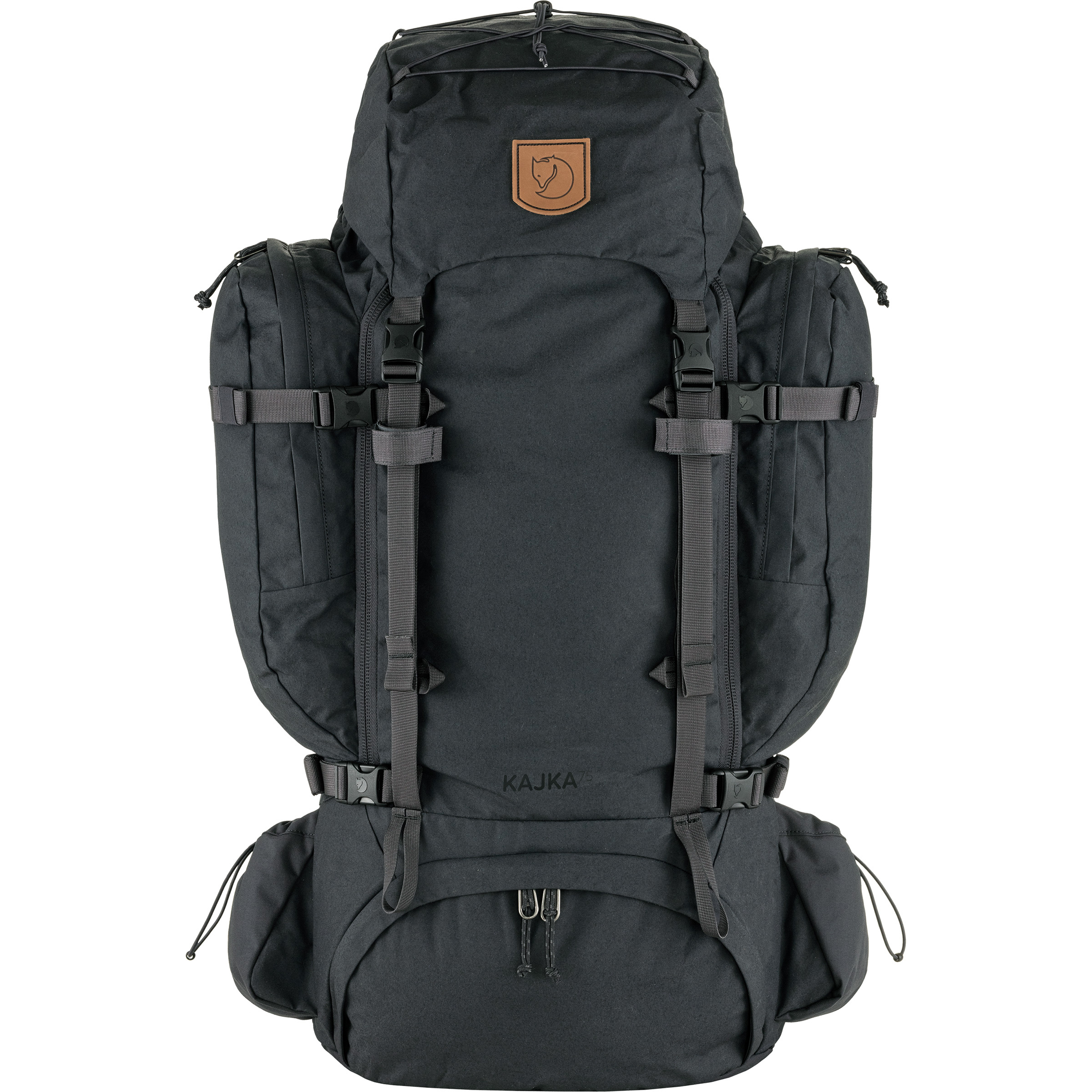 Fjällräven Kajka 75 Trekkingrucksäcke schwarz Größe 75L | S-M Camping