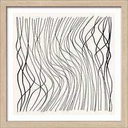 Gerahmtes Bild SHAPES XII (BHT 28x28x1,80 cm) - bunt - BHT 28x28x1,80 cm