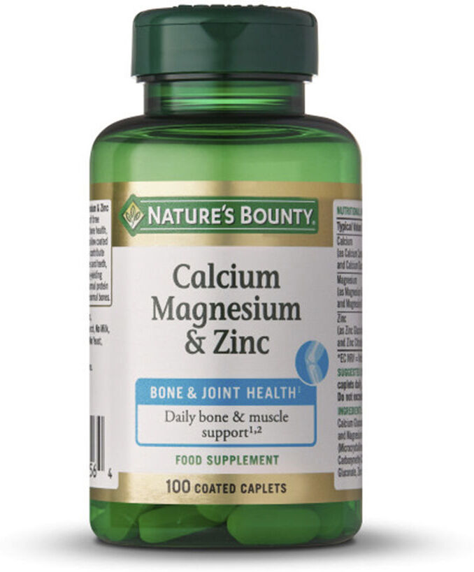 Nature's Bounty B-CALCIUM, Magnésium et ZINC, capsules enrobées, 100 unités