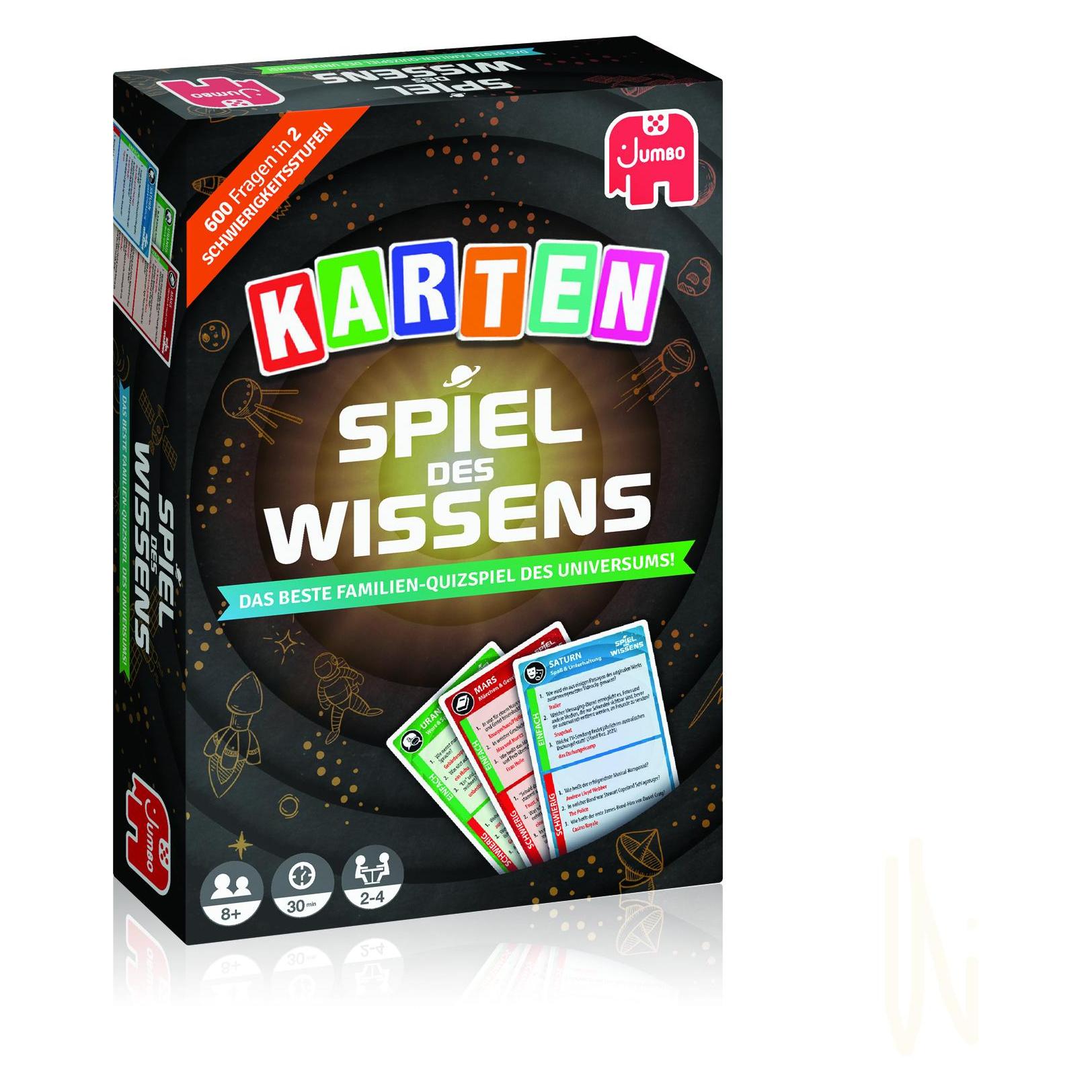 Jumbo Kartenspiel Spiel des Wissens (Deutsch, 2 - 4 Spieler) (19949)