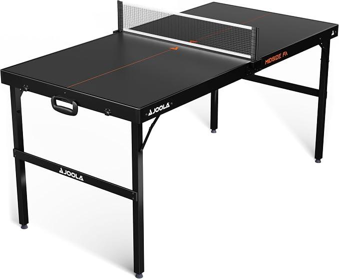 Midsize Tischtennisplatte, Freizeittisch, Tischtennistisch im modernen Design inklusive Tischtennisnetz