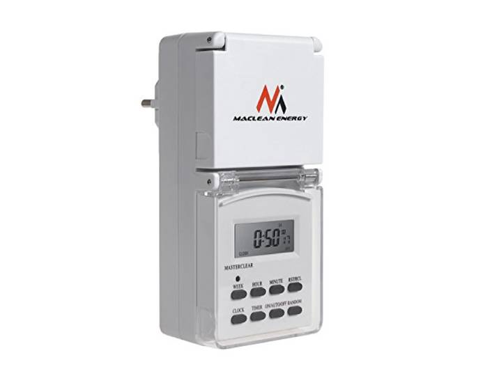 Maclean MCE08G Digitale timer voor buiten met 10 programma's