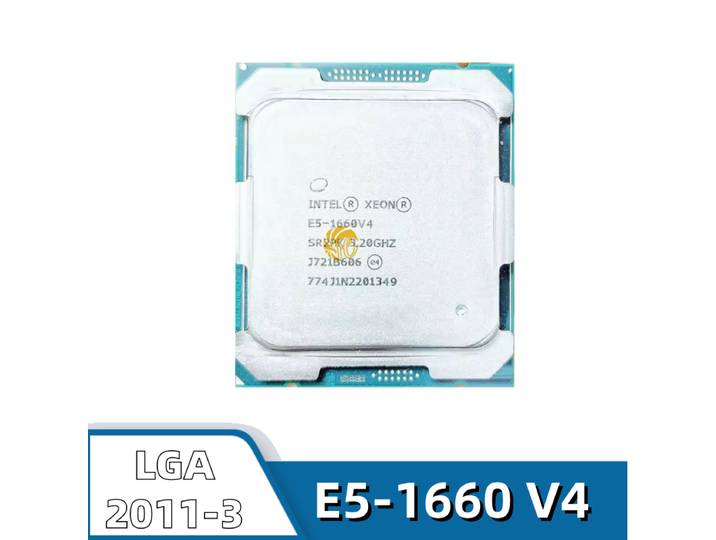 Processeur d'ordinateur E5-1660V4 3.20GHz 8 cœurs 20M E5-1660 V4 Serveur E5 1660V4 SR2PK LGA2011-3