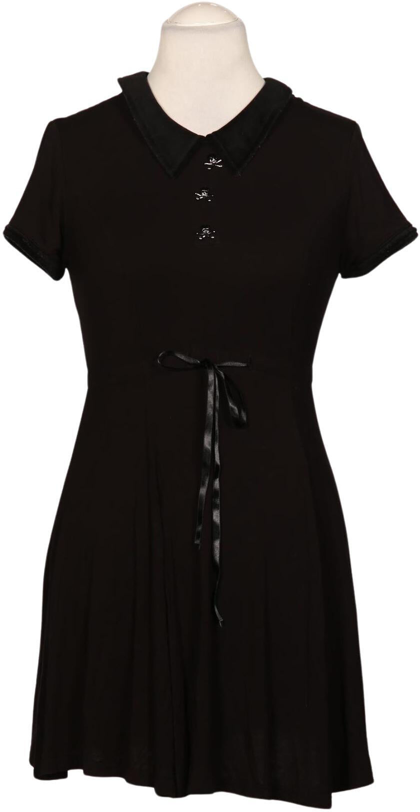 Killstar Damen Kleid, Schwarz, Gr. L, Viskose / Elasthan - Second Hand