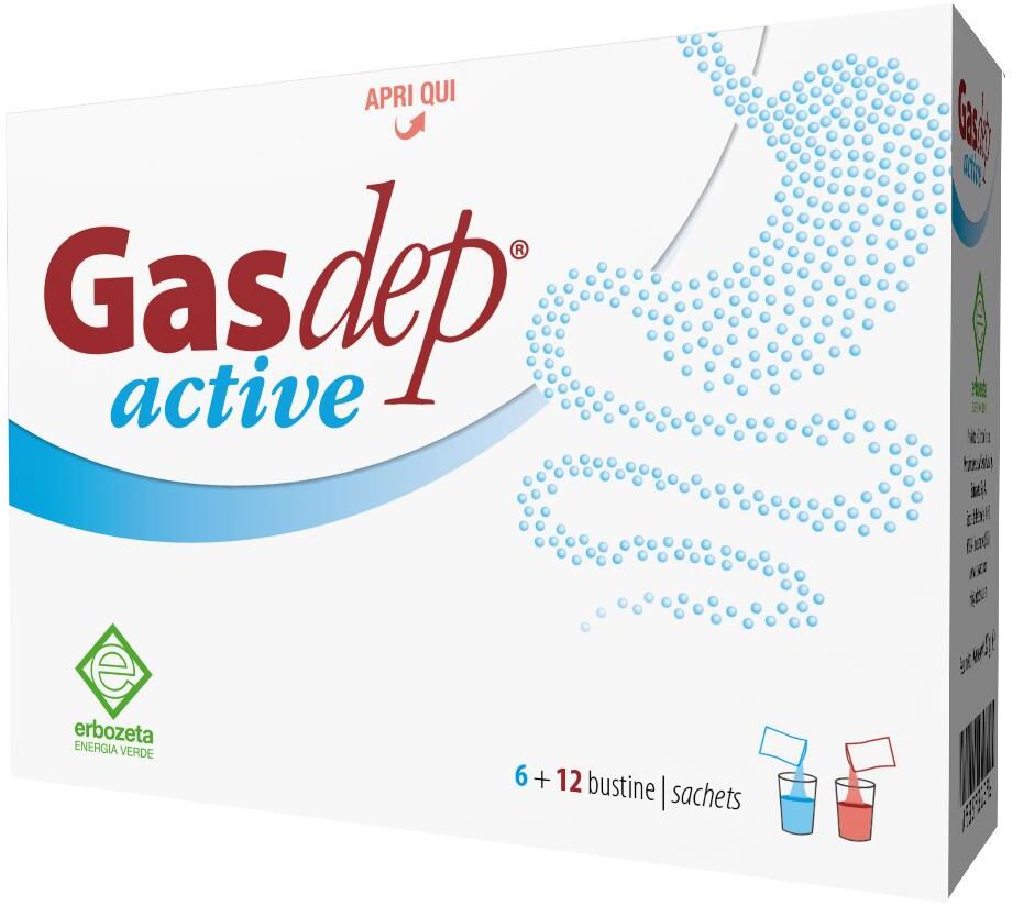 ERBOZETA SpA Gasdep Active - 6+12 Bustine