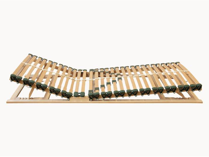 Lattenrost Kork-Ergoflex (metallfrei) - Kopf- und Fußteil verstellbar - 90x200 cm
