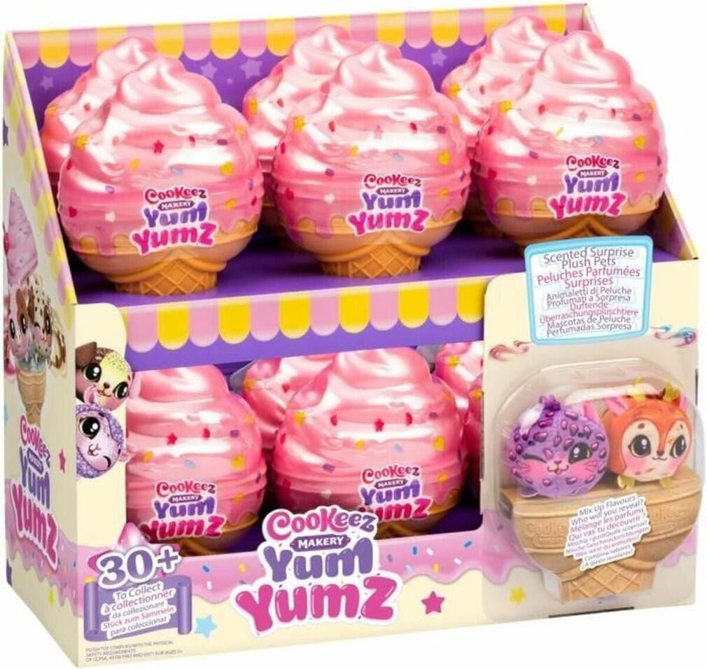 COOKEEZ MAKERY Yum Yumz Double Ice Cream Knuffel - Willekeurig model