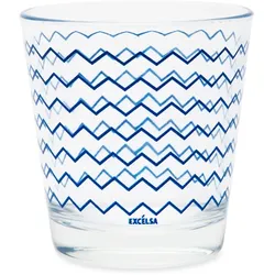 Excelsa Set mit 6 Wassergläsern Enjoy Glas 25 cl Blau