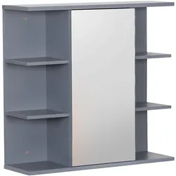 Relaxdays, Spiegelschrank, Spiegelschrank (62 x 21 x 64 cm)