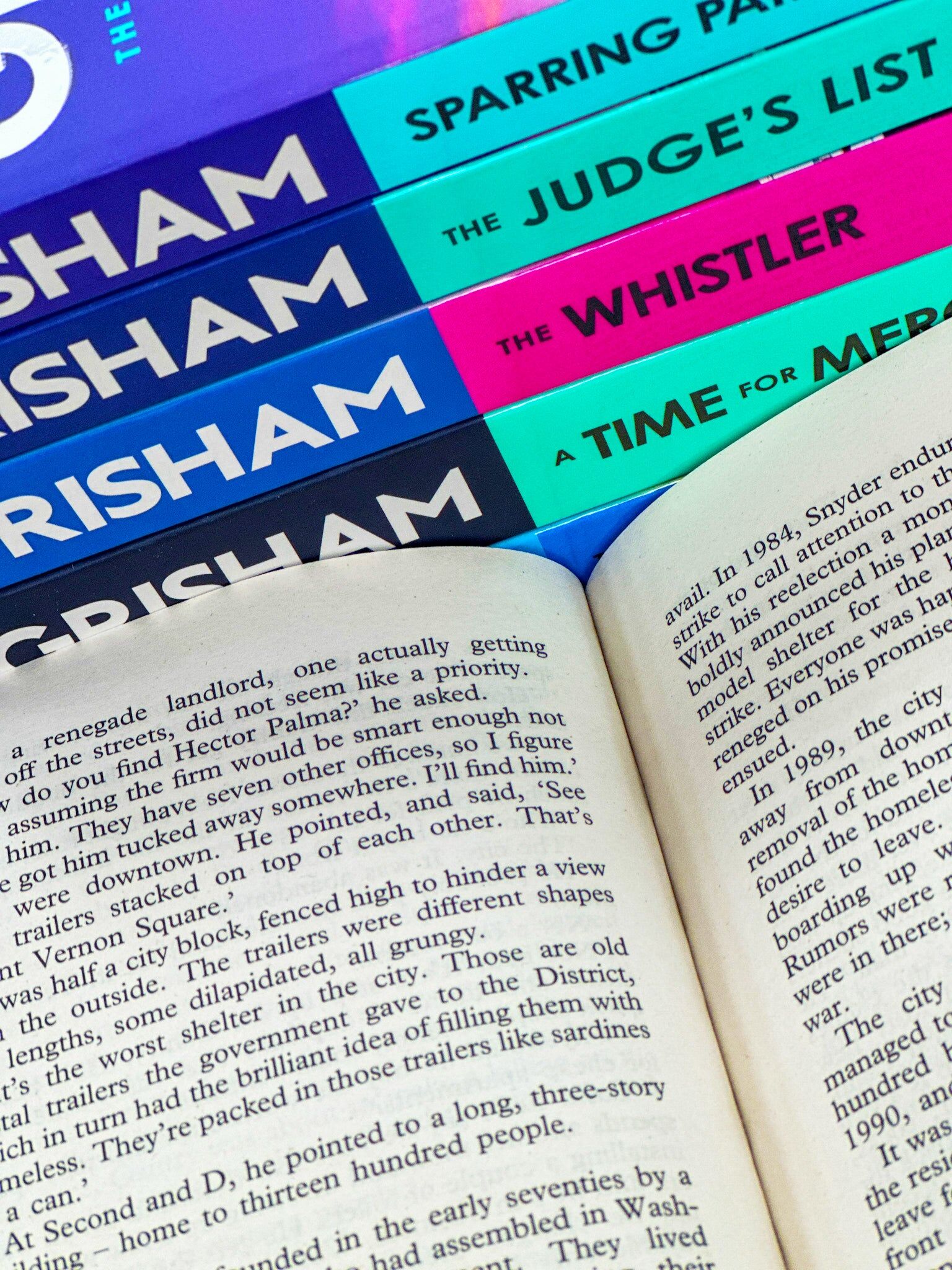 Hodder & Stoughton John Grisham Legal Thrillers 6 Books Collection Set - A Time For Mercy, Sparring Partners, The Exchange, The Street Lawyer, The Whistler, The Judge's