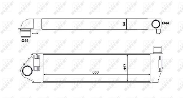 Nrf Ladeluftkühler 30514 Für Renault