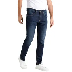 Mac Arne Pipe enge Stretch-Jeans in dark blue Waschung-W35 / L32