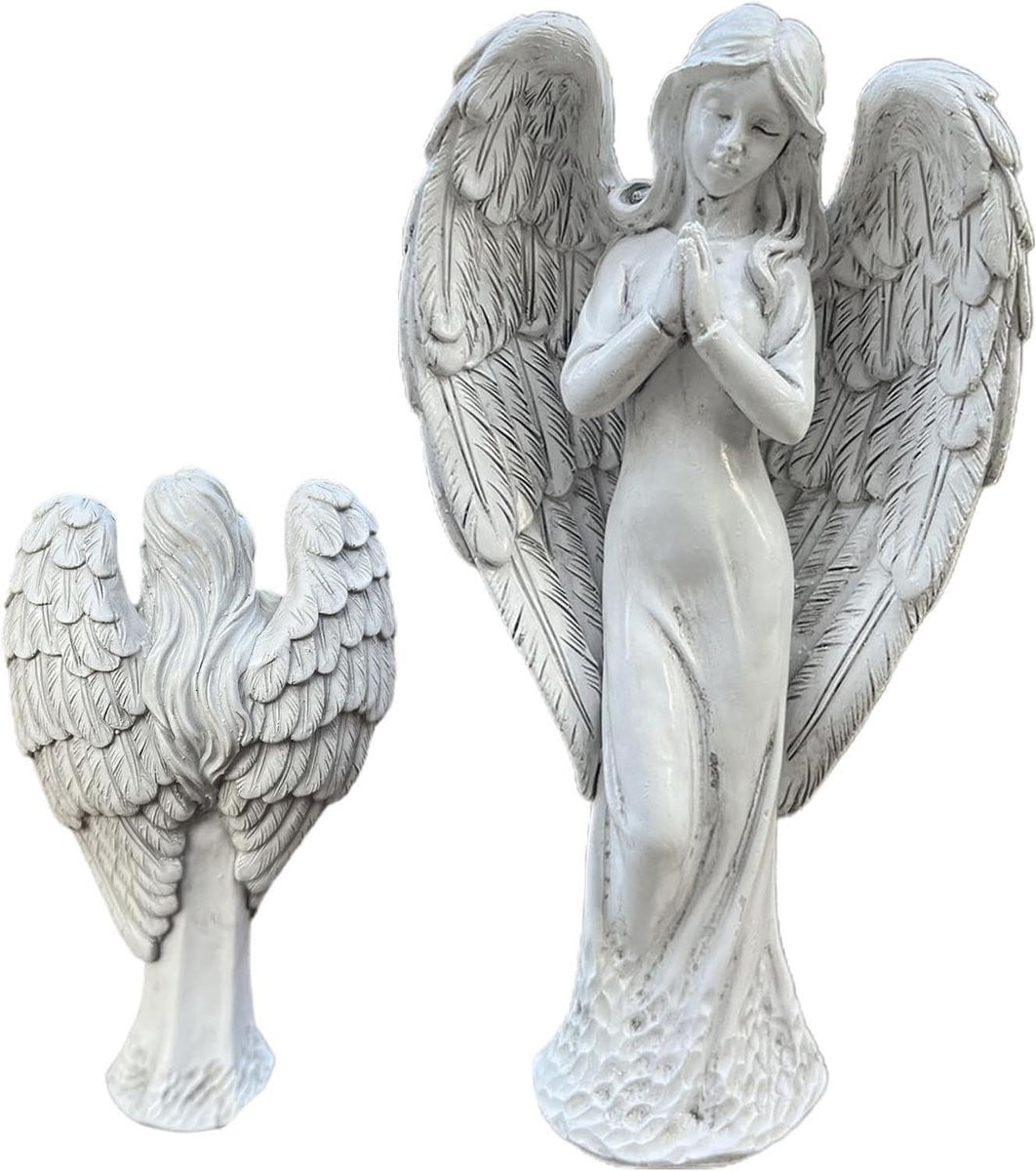Engel Beeldje Biddende Engel Woondecoratie 18 x 9,5 cm