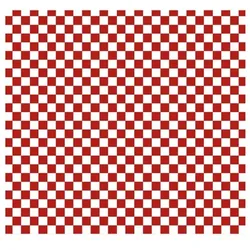 MONOUSO - Fettdichtes Einwickelpapier "Vichy" Rot 28x31cm (1.000 Stück)