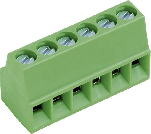 PTR Hartmann 50692050021E Schraubklemmblock 0.75mm² Polzahl 5 Grün