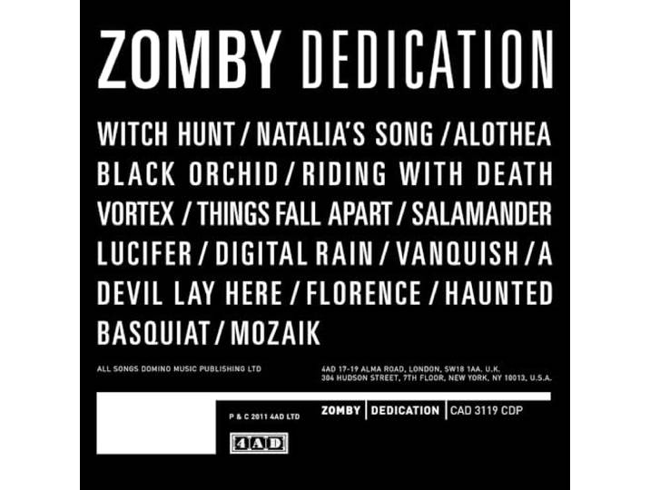 Zomby - Dedication