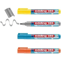 Edding 4er-Set Flipchart Effektmarker »385« gelb
